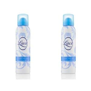 Milton-Lloyd Taylor of London Lace Fragrance for Women, Body Spray, Delicate, Floral & Sophisticated, 150 ml (Pack of 2)