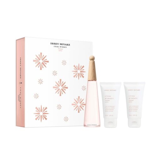 Issey Miyake L'Eau d'Issey Pivoine Eau de Toilette Gift Set 2023 (Contains 50ml EDT and 2 x 50ml Body Lotion)