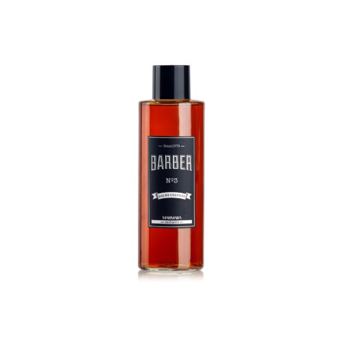 BARBER MARMARA No.3 cologne Men Splash in glass flacon 1x 500ml - After Shave Men - EDC - aftershave men - cools Refreshes - Fragrance Men - Disinfectant 70 ¬  alcohol (No.3)