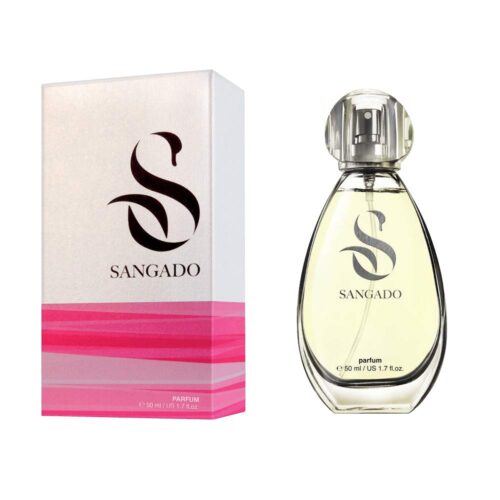 SANGADO Mediterranean Breeze Perfume for Women, 8-10 hours long-Lasting, Luxury smelling, Floral Fruity, Fine French Essences, Extra-Concentrated (Parfum), Breezy, 50ml Spray