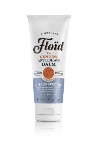 Floid Citrus Spectre Aftershave Balm (100ml), Men's Aftershave Balm with Allantoin, Glycerin and Aloe Juice to Moisturise, Protect, and Regenerate Skin, Soothing Post Shave Balm