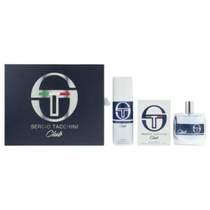 Sergio Tacchini Club Eau De Toilette 50Ml & Perfumed Deodorant Spray 150Ml Set