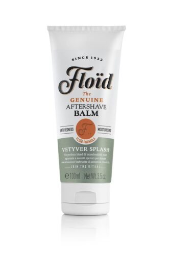 Floid Vetyver Splash Aftershave Balm (100ml), Men's Aftershave Balm with Allantoin, Glycerin and Aloe Juice to Moisturise, Protect, and Regenerate Skin, Soothing Post Shave Balm