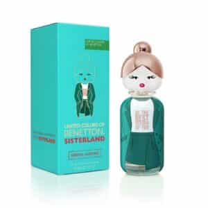 Benetton - Sisterland Green Jasmine, Eau de Toilette for Women - Long Lasting - Fresh, Modern and Young Fragance - Floral and Fruity Notes - Ideal for Day Wear - 80 ml