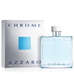 Azzaro Chrome, Eau de Toilette Aftershave, Fresh Citrus Fragrance, Perfume For Men, 100ml