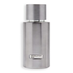 Revolution Man Eau de Toilette, Fragrance for Men, All-Day Scent, Bulletproof, 100ml