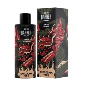 BARBER MARMARA Explosion Fire Limited Edition Eau de Cologne 500 ml Men's Fragrance Water Glass Bottle Gift Packaging Men's Perfume Aftershave Men Unisex Fragrance Cologne Barber 8% Fragrance Oil