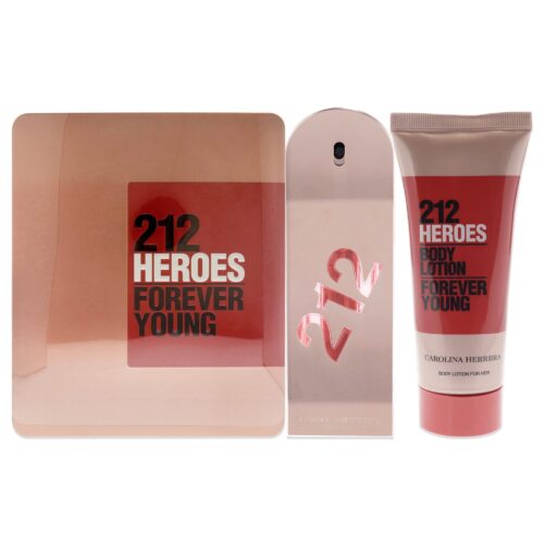 Carolina Herrera 212 Heroes For Her 2 Piece Gift Set: Eau De Parfum 80ml - Body Lotion 100ml