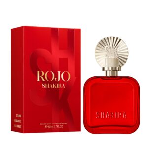 Shakira Perfumes - ROJO by Shakira Eau de Parfum For Women - Long Lasting - Powerful, Sensual and Charming Scent - Floral, Spicy and Amber Notes - Ideal for Day Wear - 50 ml