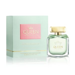 Banderas Perfumes - Queen Of Seduction - Eau de Toilette - Long Lasting - Romantic, Charming and Fresh Fragance - Floral with Marine Notes - Ideal for Day Wear - 80 ml