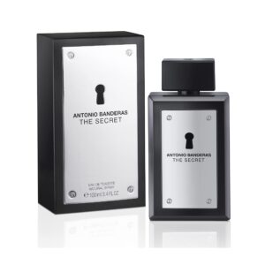 Banderas Perfumes - The Secret - Eau de Toilette for Men - Long Lasting - Elegant, Sexy and Masculine Fragance - Fruity and Leather Notes - Ideal for Day Wear - 100 ml