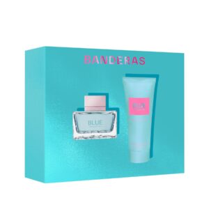 Banderas Perfumes - Blue Seduction Woman Gift Set EDT 50 ml + Body Lotion 75 ml - Long Lasting - Fresh, Casual and Femenine Fragance - Floral Aquatic Notes - Ideal for Day Wear