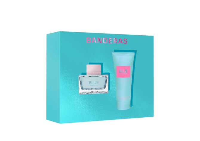 Banderas Perfumes - Blue Seduction Woman Gift Set EDT 50 ml + Body Lotion 75 ml - Long Lasting - Fresh, Casual and Femenine Fragance - Floral Aquatic Notes - Ideal for Day Wear