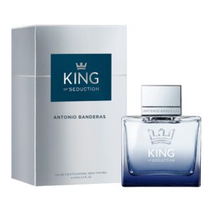 Antonio Banderas Perfumes - King of Seduction - Eau de Toilette for Men - Long Lasting - Masculine, Intense and Energetic Fragrance - Bergamot and Apple Notes - Ideal for Day Wear - 100 ml