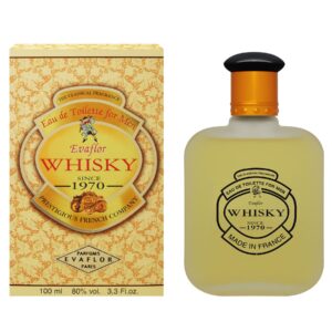 WHISKY FOR MEN  Ģ Eau de Toilette 100 ml  Ģ Men perfume  Ģ Natural Spray  Ģ EVAFLORPARIS