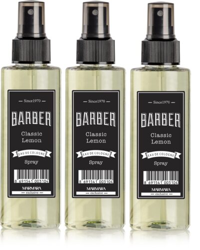 BARBER MARMARA Limon Kolonya 80¬  3x150ml Pump-spray | Eau de Cologne | After Shave