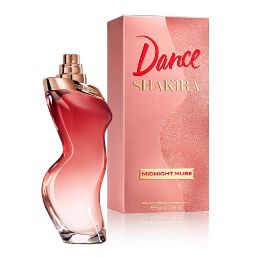 Shakira Perfumes - Dance Midnight Muse - Eau de Toilette for Women - Long Lasting - Femenine, Romantic and Charming Fragance - Floral, Fruity and Vanilla Notes - Ideal for Day Wear - 50 ml