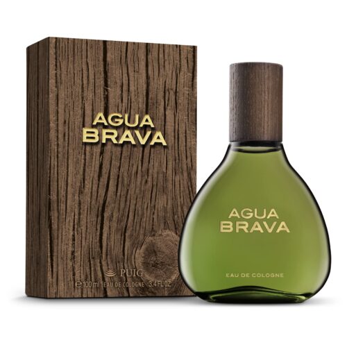 Agua Brava Eau de Cologne for Men - Long Lasting - Marine, Sporty, Fresh, Classic and Elegant Scent - Wood, Citrus, Spicy and Musk Notes - Ideal for Day Wear - 100ml