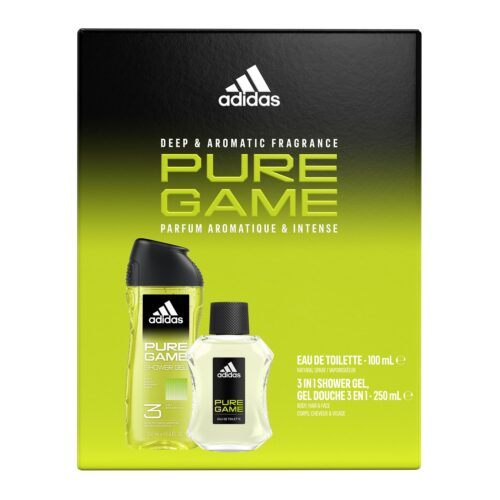 adidas Pure Game Giftset including an Eau de Toilette 100ml and Shower Gel 250ml