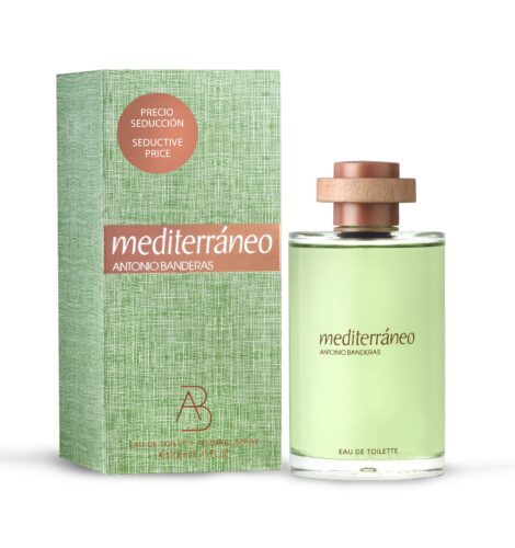 Banderas Perfume - Mediterr °neo, Eau de Toilette for Men - Fresh, Energetic and Bright Fragance - Green Citrus and Bergamot Notes - Ideal for Day Wear - 200 ml