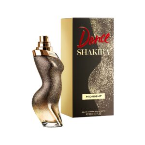 Shakira Perfume - Dance Midnight by Shakira for Women - Long Lasting - Femenine, Charming and Romantic Fragance - Floral Gourmand Notes- Ideal for Day Wear - 50 ml