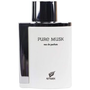 Afnan Pure Musk eau de Parfum (EDP) Woody Musky Perfume Spray 100ml - Unisex Perfume- Warmth of Seduction (Packing May Vary)