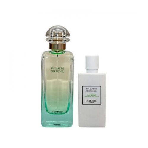 Herm ®s Un Jardin Sur Le Nil Gift Set: Eau de Toilette 100ml & Body Lotion 80ml