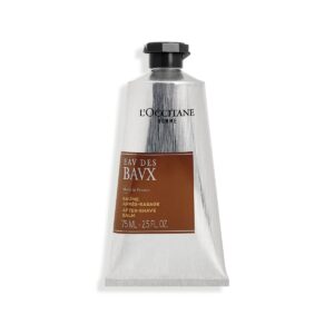 L'OCCITANE Homme Eau de Baux After-Shave Balm 75ml | Woody Scent | Vegan & 97% Readily Biodegradable | Luxury & Clean Men's Beauty Grooming for All Skin Types