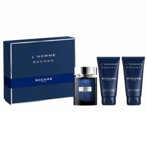 Rochas L'Homme Rochas 3 Piece Giftset: Eau De Toilette 100ml - Shower Gel 100ml - Aftershave Balm 100ml