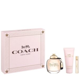 Coach Original Gift Set: Eau de Parfum 90ml + Travel Spray 7.5ml + Body Lotion 100ml