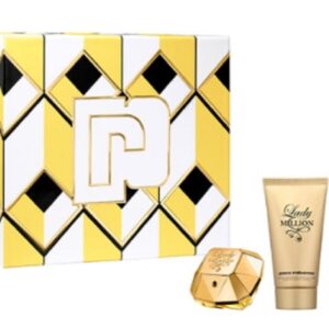 PACO RABANNE LADY MILLION SET 50ML EAU DE PARFUM SPRAY+BODY LOYION75ML+10ML TRAVEL SPRAY - 1 SET