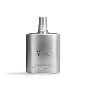 L'Occitane Cap Cedrat Eau de Toilette for Men, Woody & Masculine Fragrance, 75 ml