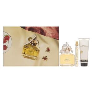 Marc Jacobs Daisy 3 Piece Gift Set: Eau De Toilette 100ml - Body Lotion 75ml - Eau De Toilette 10ml