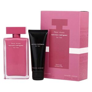 Narciso Rodriguez For Her Fleur Musc 2 Piece Gift Set: Eau De Parfum 100ml - Body Lotion 75ml