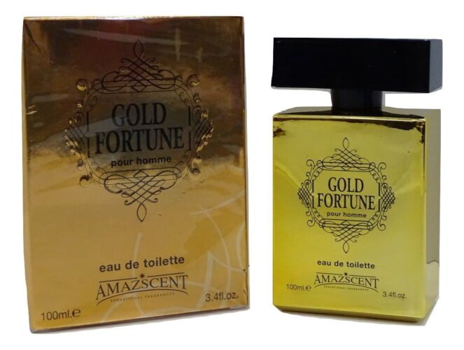 GOLD FORTUNE POUR HOMME 100ML EAU DE TOILETTE FOR MEN (SENSATIONAL FRAGRANCES)