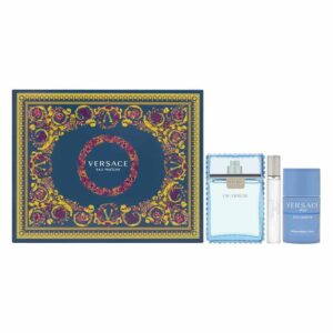 Versace Man Eau Fraiche 3 Piece Gift Set: Eau De Toilette 100ml - Deodorant Stick 75ml - Eau De Toilette 10ml