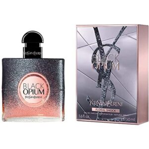 Black Opium Floral Shock by Yves Saint Laurent Eau de Parfum For Women, 50ml