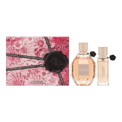 Viktor & Rolf Flowerbomb Gift Set: Eau de Parfum 100ml & 20ml