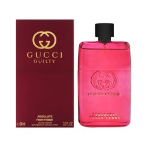 Gucci Guilty Absolute Pour Femme Eau de Parfum Spray For Her, Pink Color, Fruity, 90 ml, (Pack of 1)