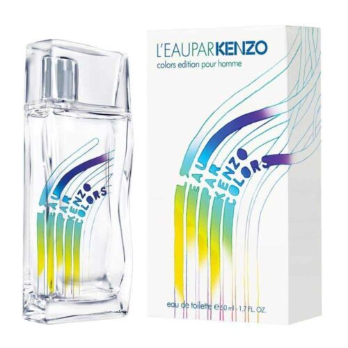 Kenzo Colors Pour Homme Eau de Toilette Spray, Aquatic, 50 ml