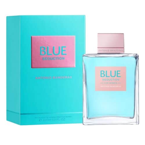 Banderas Perfumes - Blue Seduction Woman - Eau de Toilette for Women - Long Lasting - Fresh, Casual and Femenine Fragance - Floral Aquatic Notes - Ideal for Day Wear - 200 ml