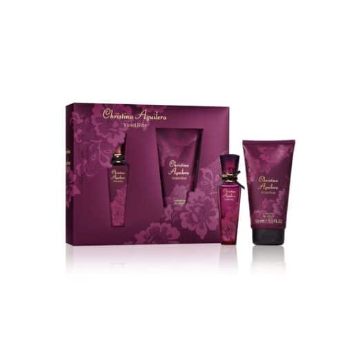 Christina Aguilera Violet Noir 30ml Eau de Parfum, 2-piece Fragrance Gift Set, for Women