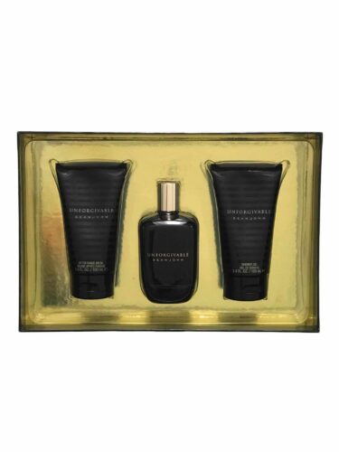 Unforgivable by Sean John for Men - 3 Pc Gift Set 4.2oz Spray, 3.4oz Shower Gel, 3.4oz After Shave Balm