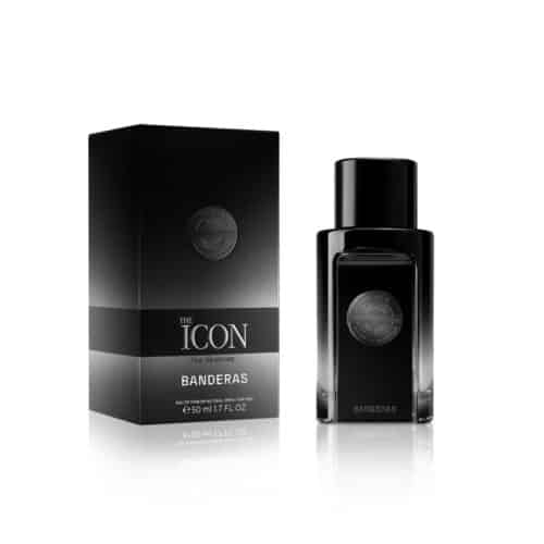 Banderas - The Icon Eau De Perfume For Men - Long Lasting - Virile, Elegant, Trendy And Sexy Scent - Wood, Amber, And Sandalwood Notes - Ideal For Special Events - 50Ml