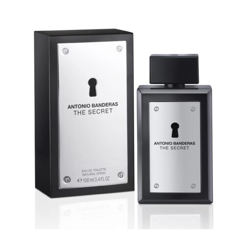 Banderas Perfumes - The Secret - Eau de Toilette for Men - Long Lasting - Elegant, Sexy and Masculine Fragance - Fruity and Leather Notes - Ideal for Day Wear - 100 ml