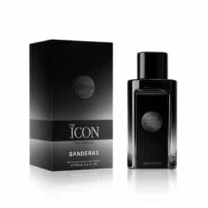 Banderas - The Icon Eau De Perfume For Men - Long Lasting - Virile, Elegant, Trendy And Sexy Scent - Wood, Amber, And Sandalwood Notes - Ideal For Special Events - 100Ml