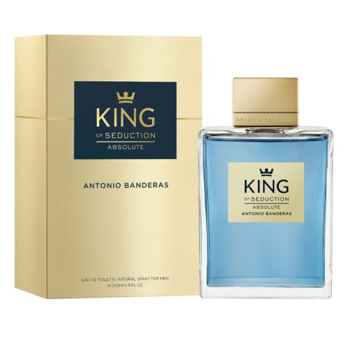 Banderas Perfumes - King of Seduction Absolute - Eau de Toilette for Men - Long Lasting - Elegant, Casual and Masculine Fragance - Woody and Moss Notes - Ideal for Day Wear - 200 ml