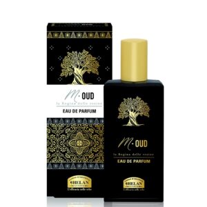 Helan, M Oud, Men's Perfume with Citrus Fragrance, Elegant and Mysterious Men's Eau de Parfum with Aromatic Oud and Tobacco Notes - Ideal as a Men's Gift, 50 ml - Made in Italy