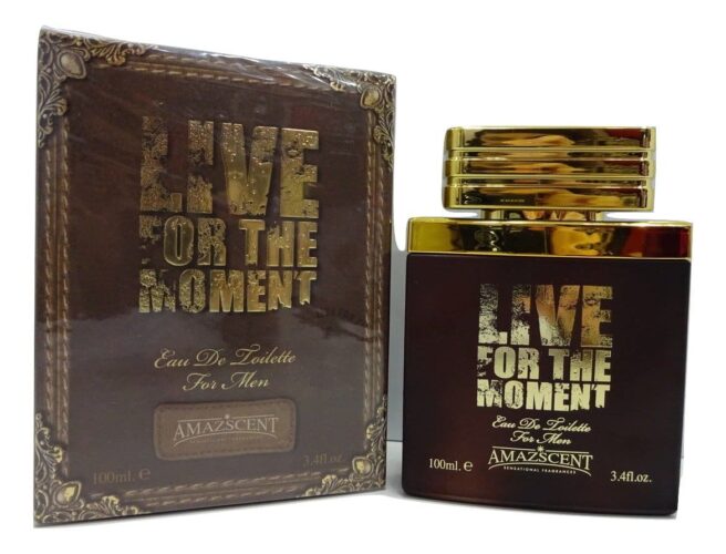 Live For The Moment For Men 100ml Amazscent Sensational Fragrance For Him