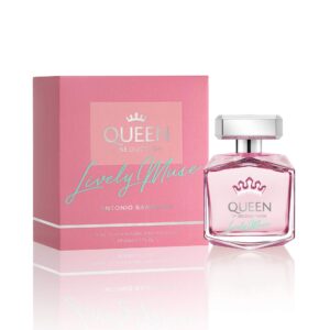 Banderas Perfumes - Queen of Seduction, Lively Muse - Eau de Toilette for Women - Long Lasting - Charming and Romantic Fragance - Floral and Fruity Notes - Ideal for Day Wear - 80 ml